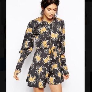 Free People | Floral Button Dress | Size 10